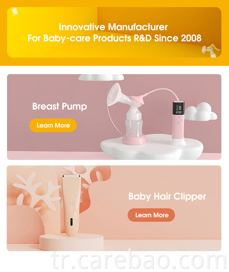 Waterproof Electric Baby Vacuum Hair Trimmer